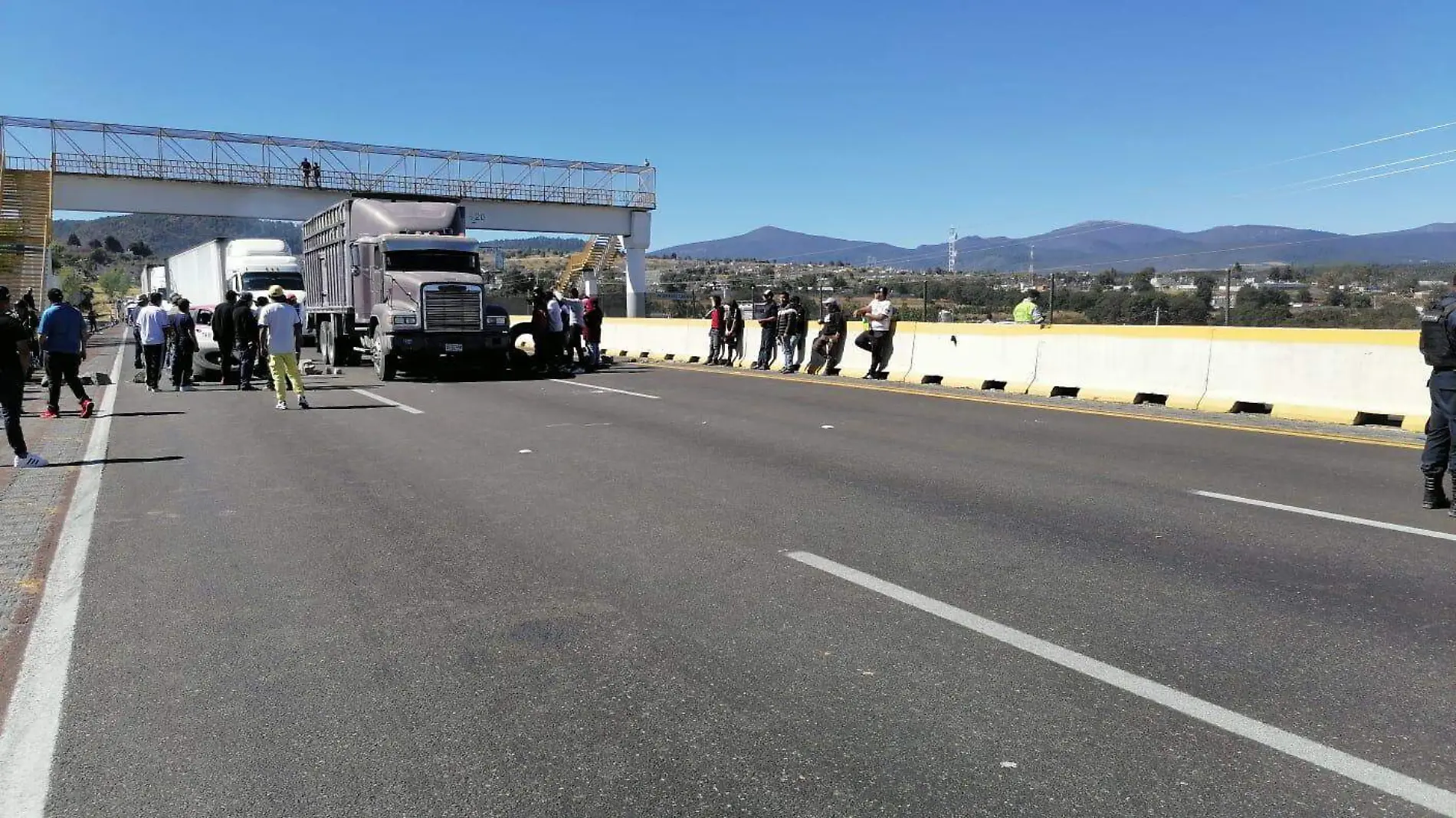 Cierre de autopista